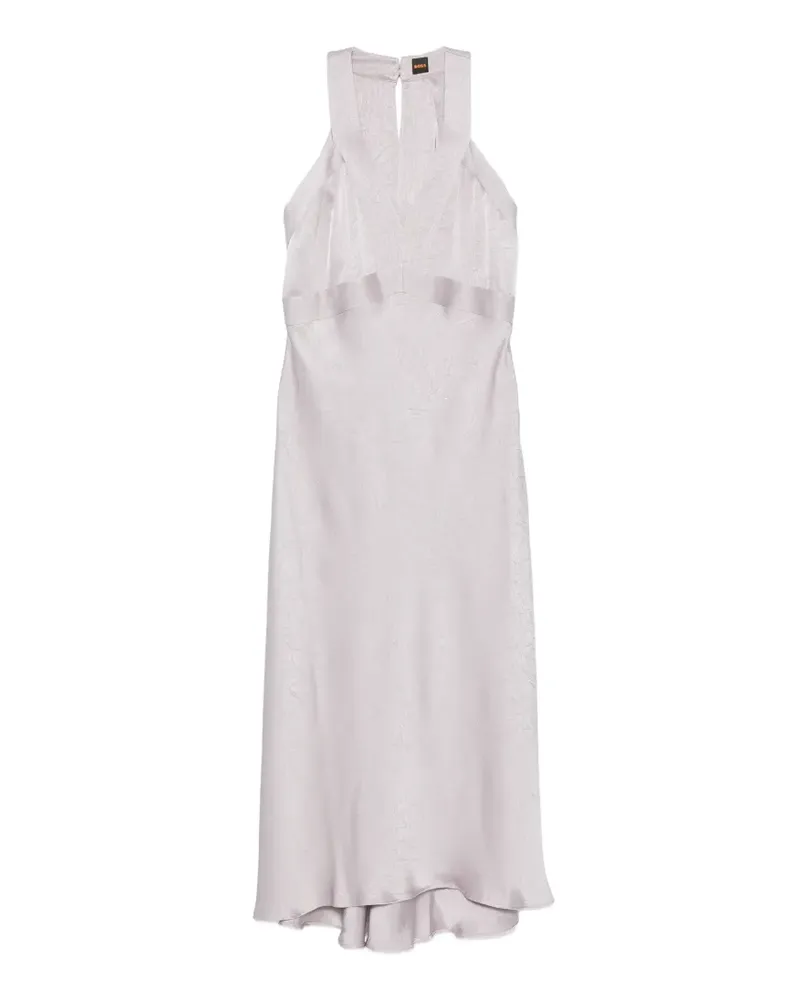 HUGO BOSS halterneck midi dress - Violett Violett