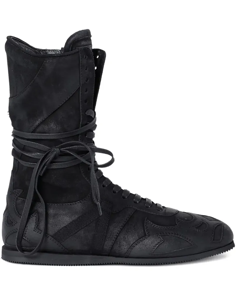 Ann Demeulemeester Palne lace-up high-top sneakers - Schwarz Schwarz