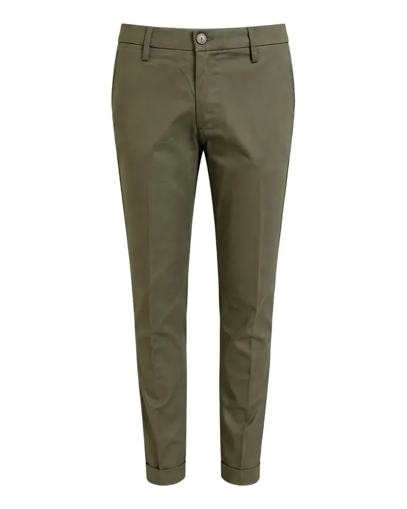 Re-HasH Skinny-Hose mit Seitentaschen - Grün Grün