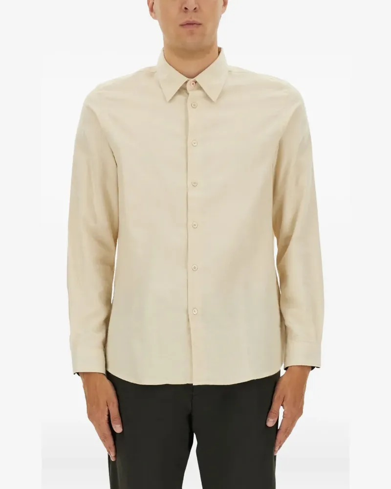 Paul Smith buttoned long-sleeve shirt - Nude Nude