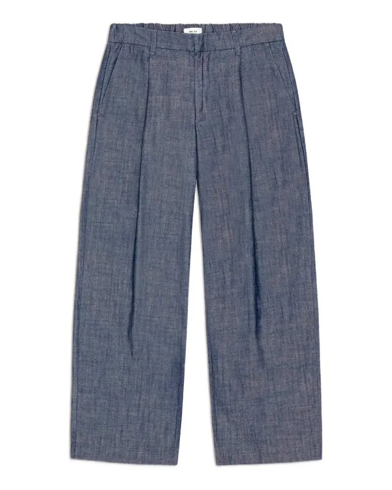 NN 07 Kay Hose mit Falten - Blau Blau