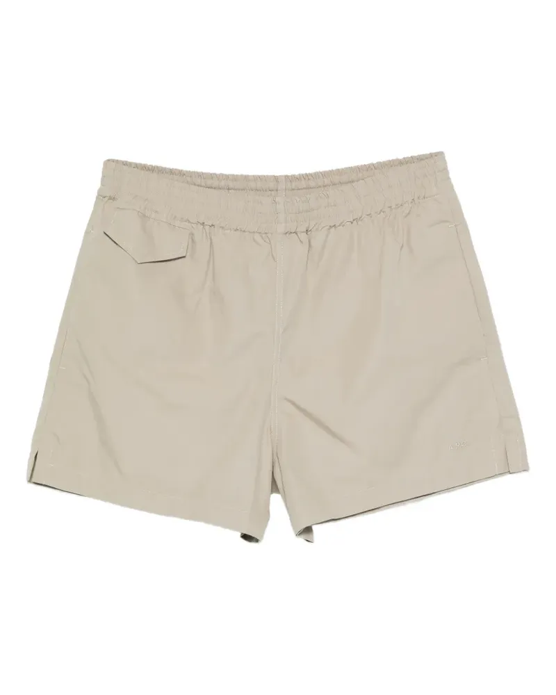 A.P.C. elasticated-waistband shorts - Grau Grau