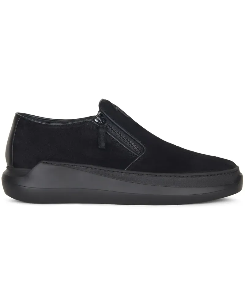 Giuseppe Zanotti Conley Zip Segelschuhe - Schwarz Schwarz