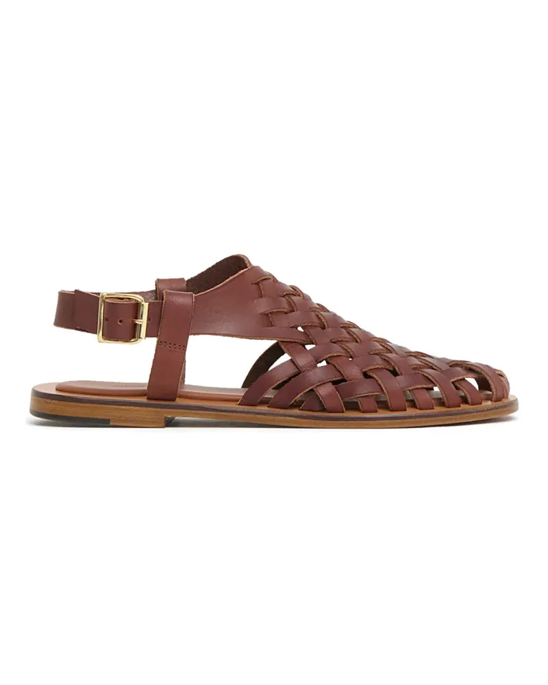 Mansur Gavriel woven leather sandals - Braun Braun