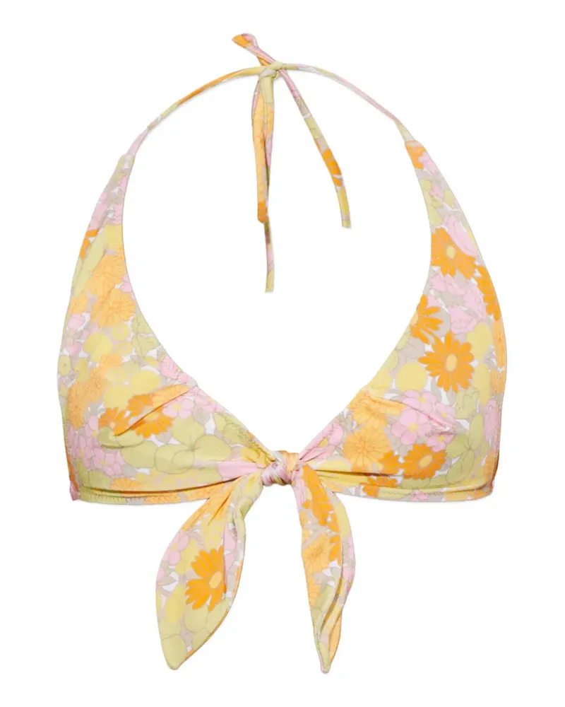 Chloé floral-print bikini top - Gelb Gelb