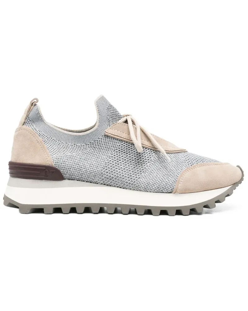Eleventy Sneakers aus Wildleder - Grau Grau
