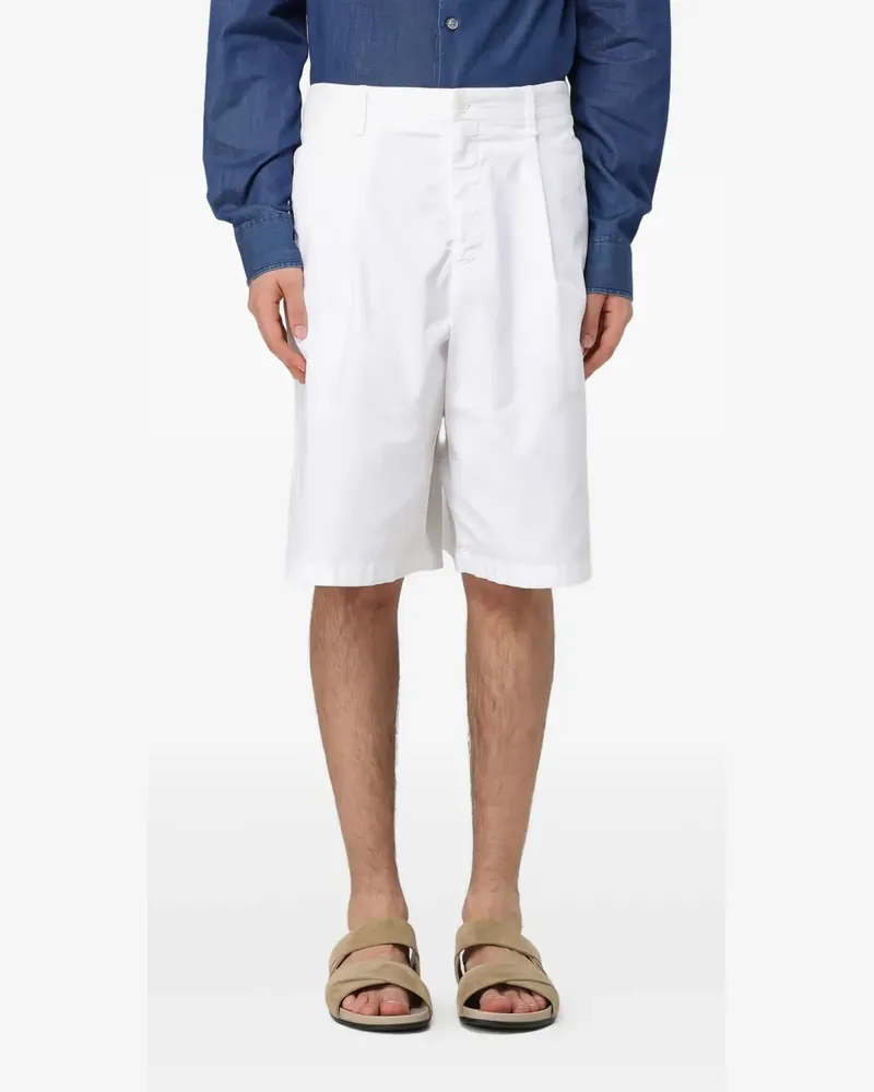 Giorgio Armani Shorts mit Falten - Weiß Weiß