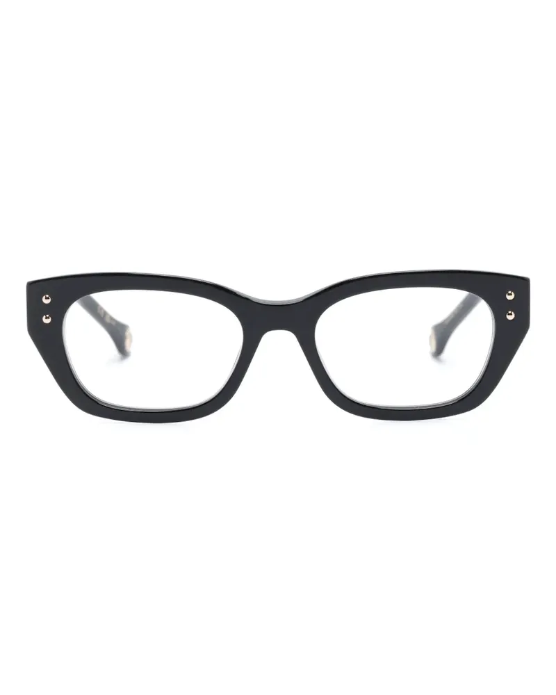Carolina Herrera New York Her Brille im Cat-Eye-Design - Schwarz Schwarz