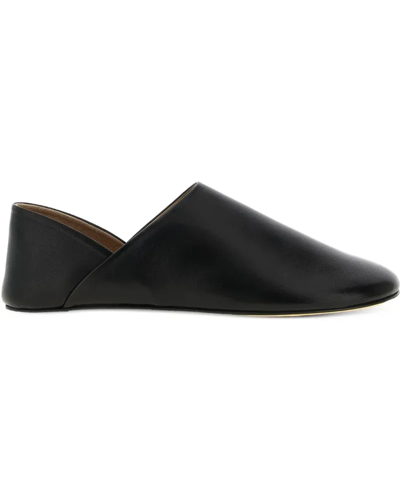 J.W.Anderson Loafer mit runder Kappe - Schwarz Schwarz