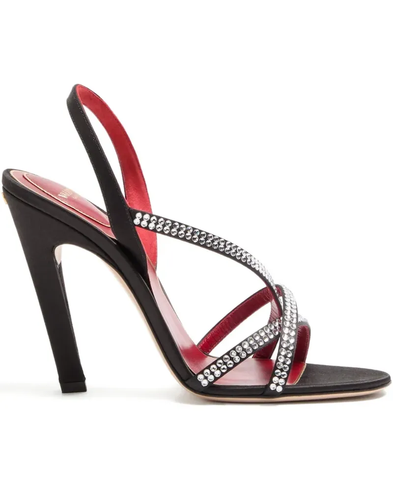 Valentino Garavani Dans Le Foyer Slingback-Sandalen mit Kristallen 105mm - Schwarz Schwarz