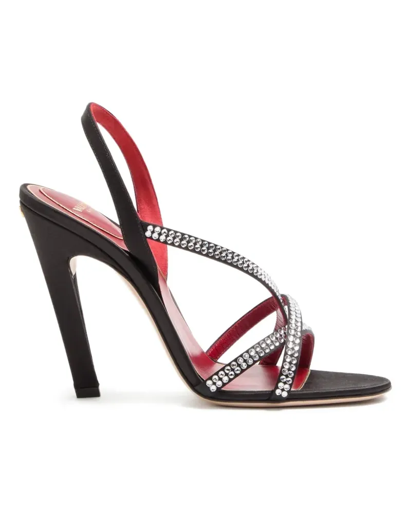 Valentino Garavani Dans Le Foyer Slingback-Sandalen mit Kristallen 105mm - Schwarz Schwarz