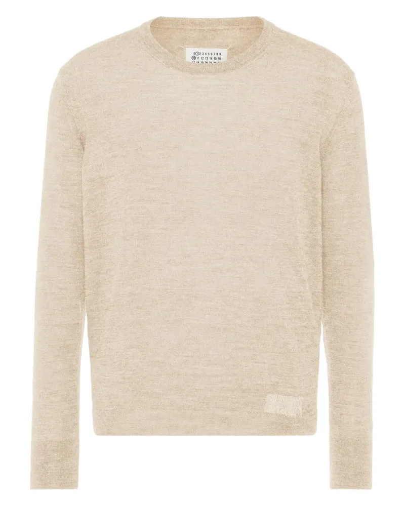 Maison Margiela Cardigan mit rundem Ausschnitt - Nude Nude