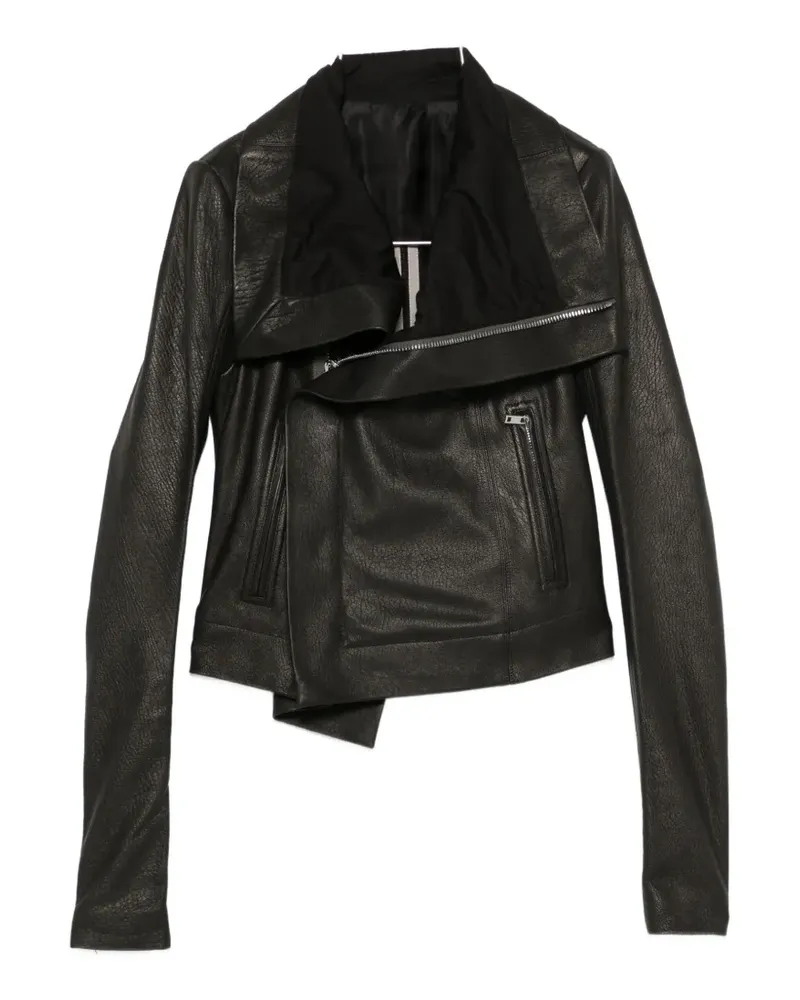 Rick Owens Classic Biker jacket - Schwarz Schwarz