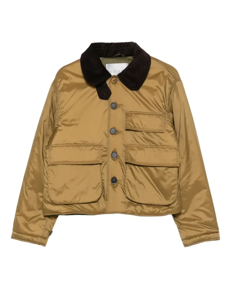 forte_forte Cropped-Jacke mit Taschen - Braun Braun