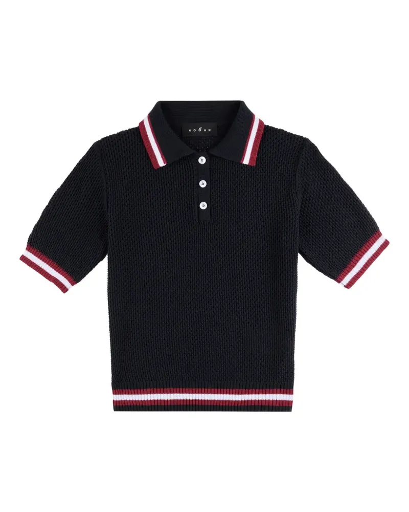 Hogan Poloshirt aus Baumwolle - Blau Blau