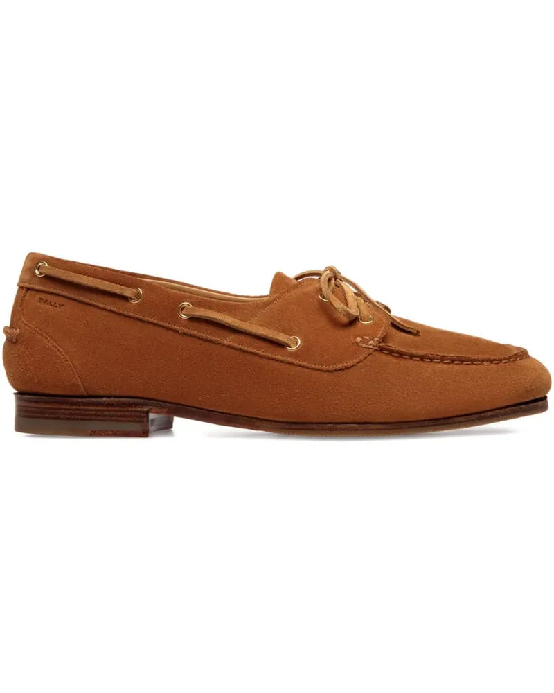 Bally Plume Segelschuhe mit Schnürung - Braun Braun