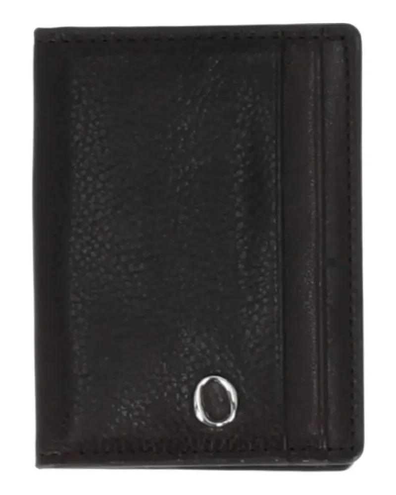 Orciani Lagoon leather cardholder - Braun Braun