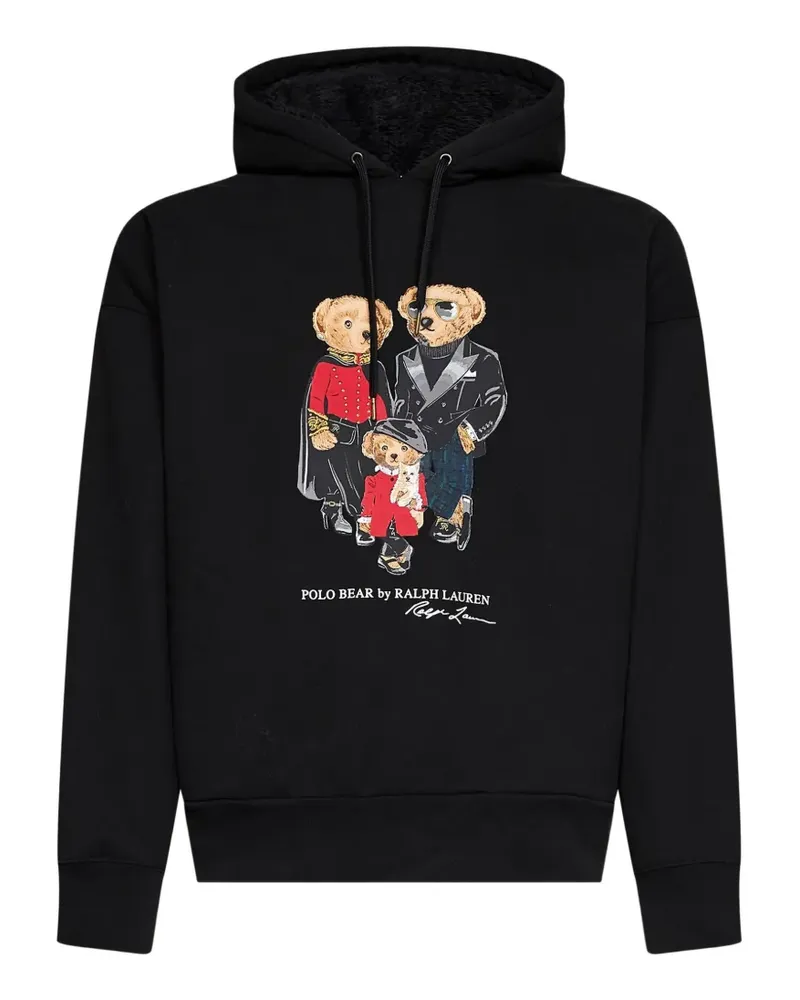 Ralph Lauren Sweatshirt mit Teddy-Print - Schwarz Schwarz