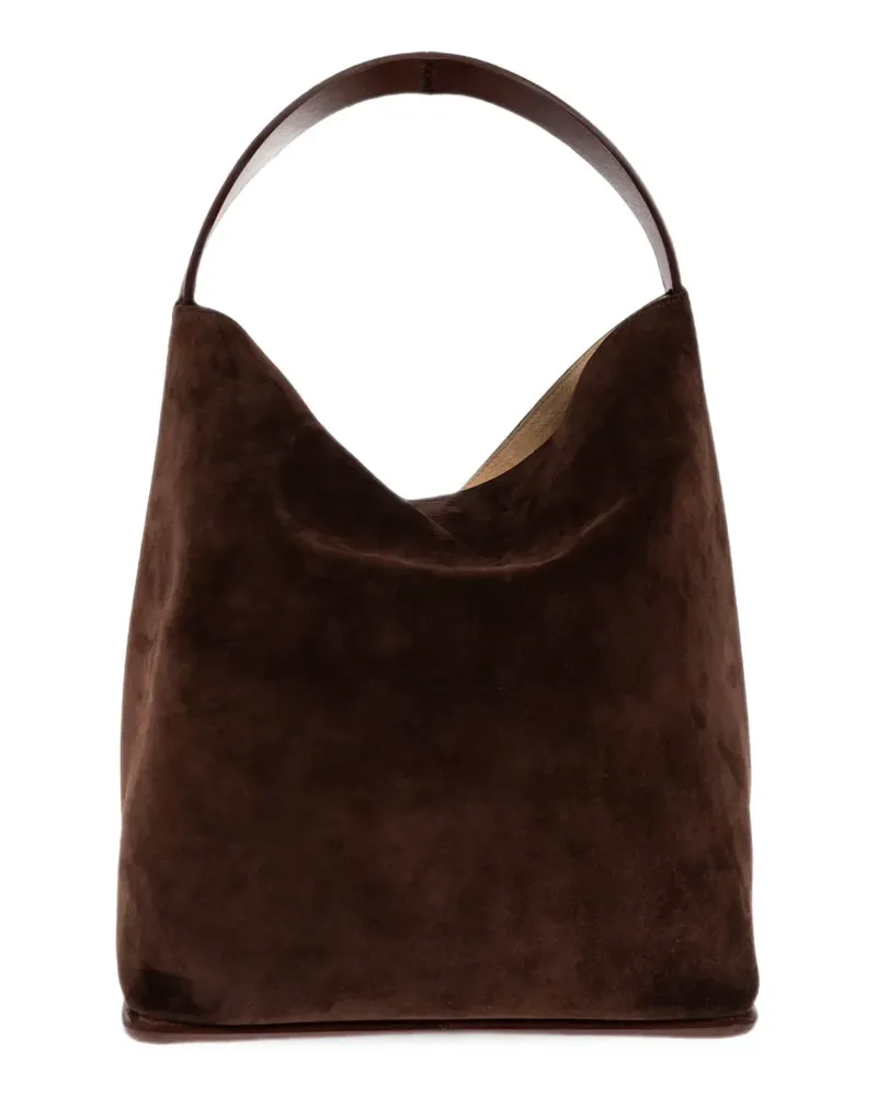Jil Sander Schultertasche aus Wildleder - Braun Braun