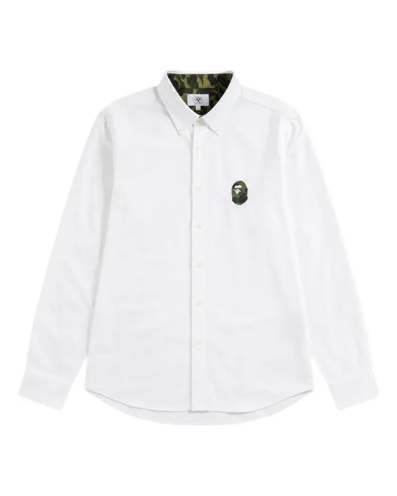 BAPE 1St Camo One Point shirt - Weiß Weiß