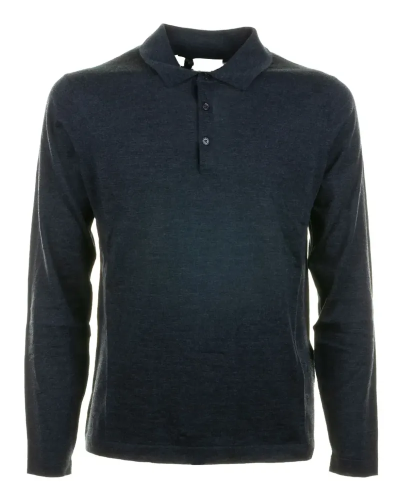 Brooksfield wool polo shirt - Grau Grau