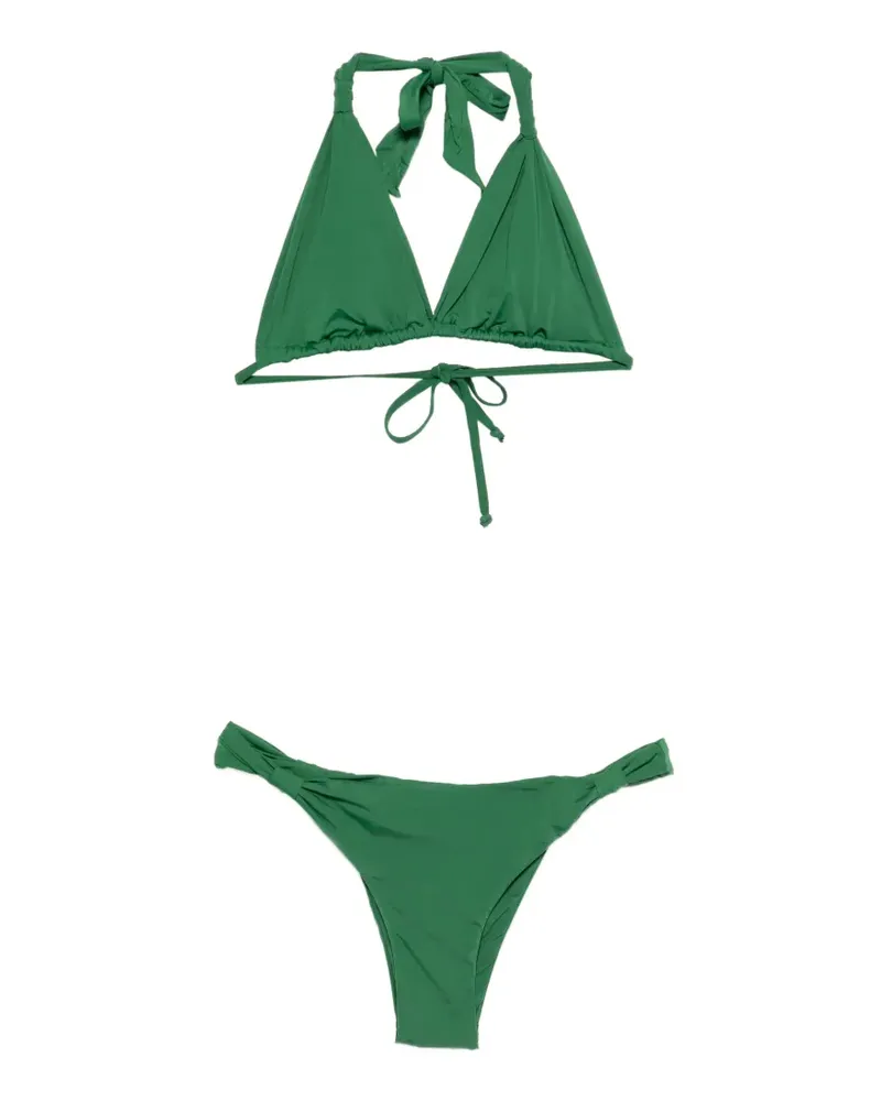 Lenny Niemeyer halterneck triangle bikini - Grün Grün
