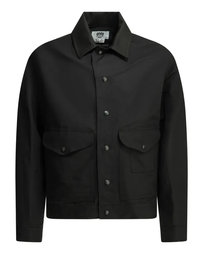 Junya Watanabe flap-pocket overshirt - Schwarz Schwarz