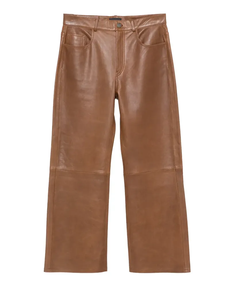 Haikure Winny Lederhose - Braun Braun