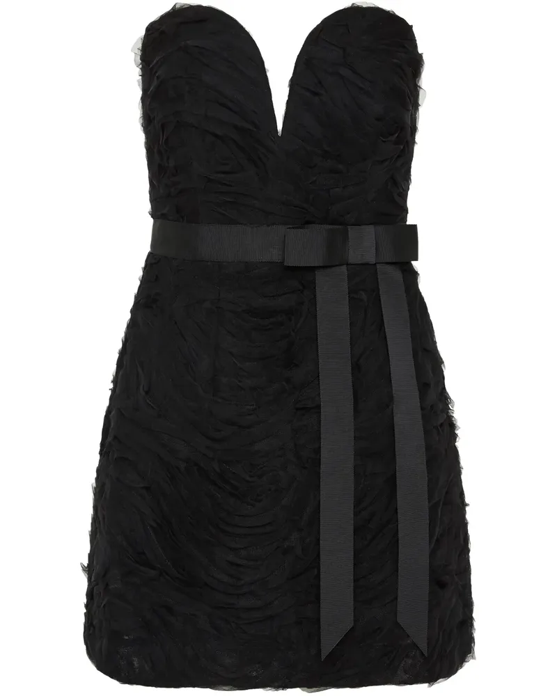 Rebecca Vallance Willow Minikleid - Schwarz Schwarz