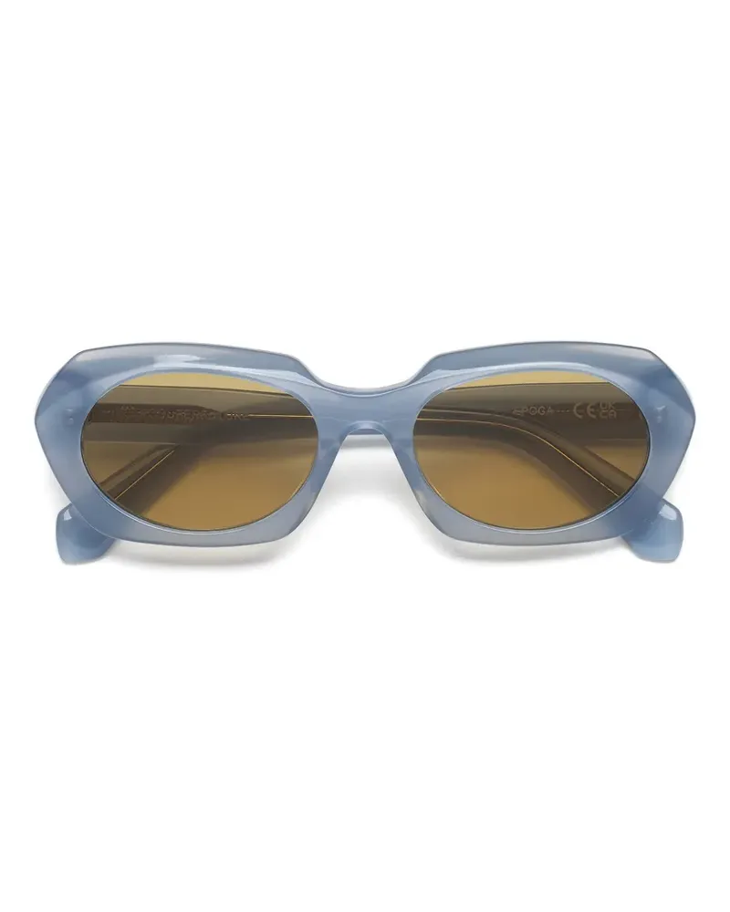 RETROSUPERFUTURE Epoca Sonnenbrille mit geometrischem Gestell - Blau Blau