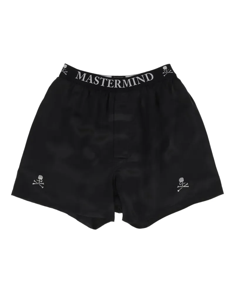 Mastermind World Boxershorts mit Logo-Stickerei - Schwarz Schwarz