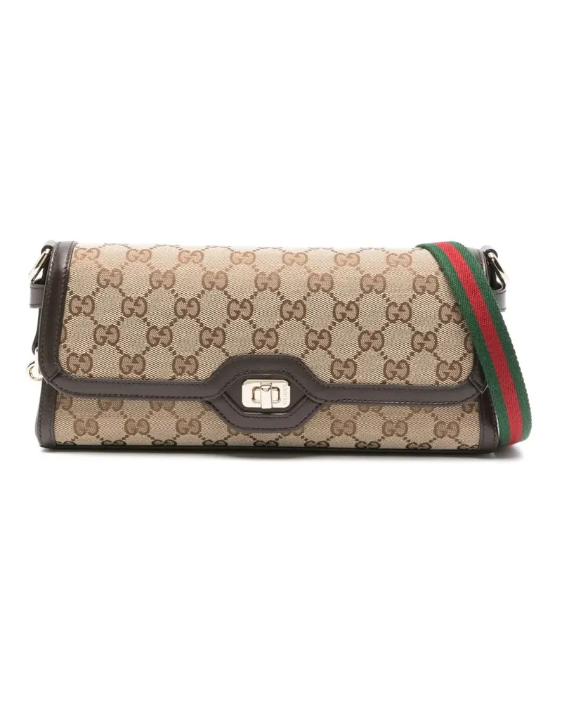 Gucci Kleine  Luce Schultertasche - Nude Nude