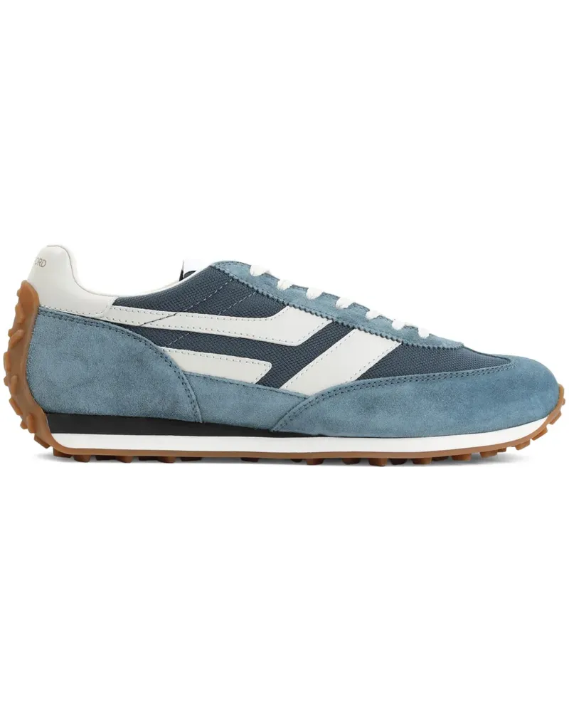 Tom Ford Sneakers mit Logo-Print - Blau Blau