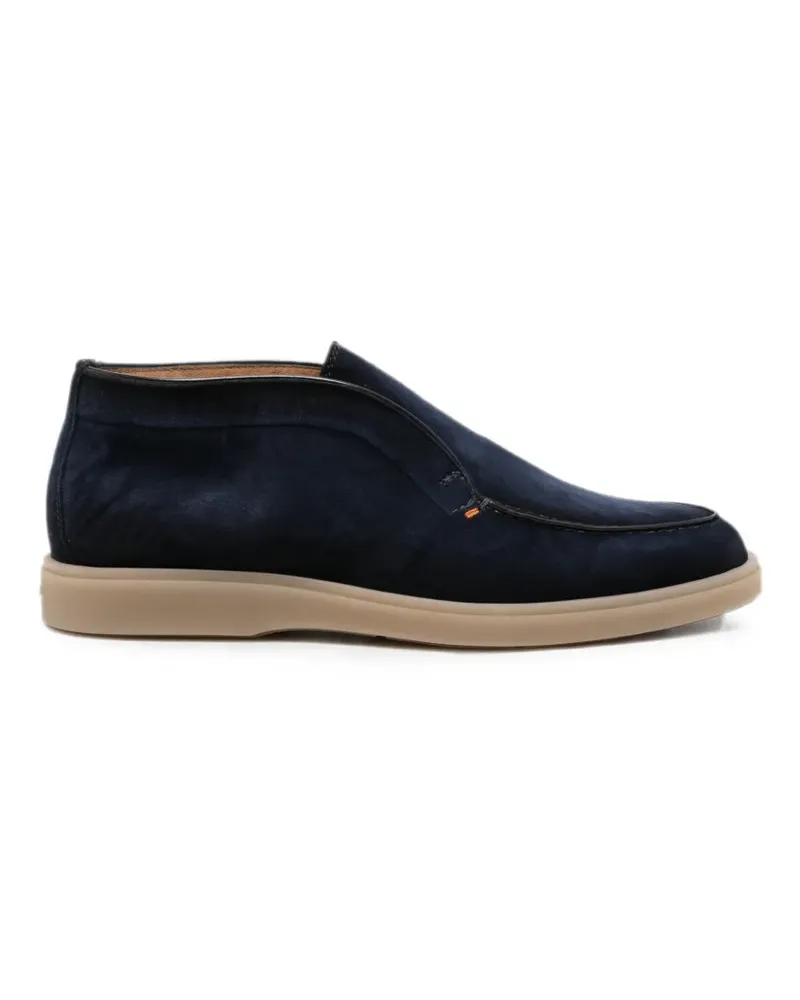Santoni Detroit Desert-Boots aus Wildleder - Blau Blau