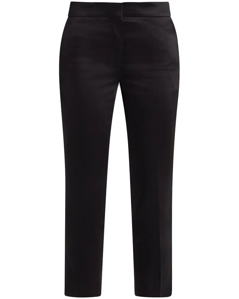 Ferragamo Klassische Cropped-Hose - Schwarz Schwarz