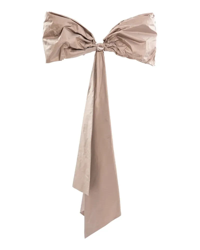 Saiid Kobeisy Cape mit Schleifendetail - Nude Nude