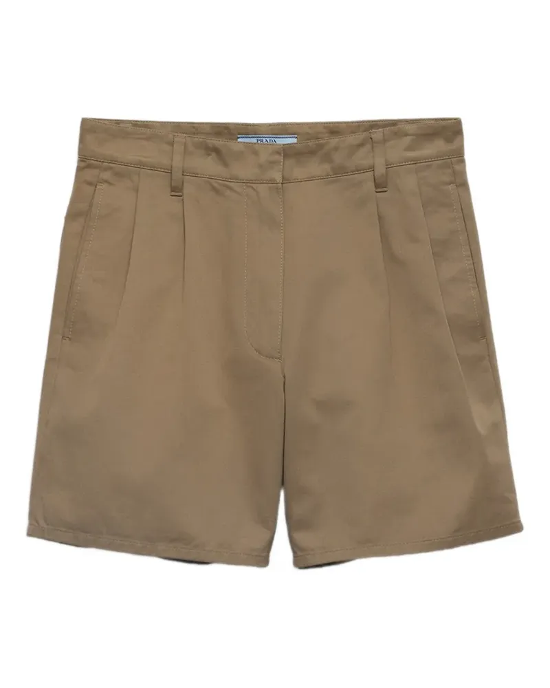 Prada washed chino bermudas - Nude Nude