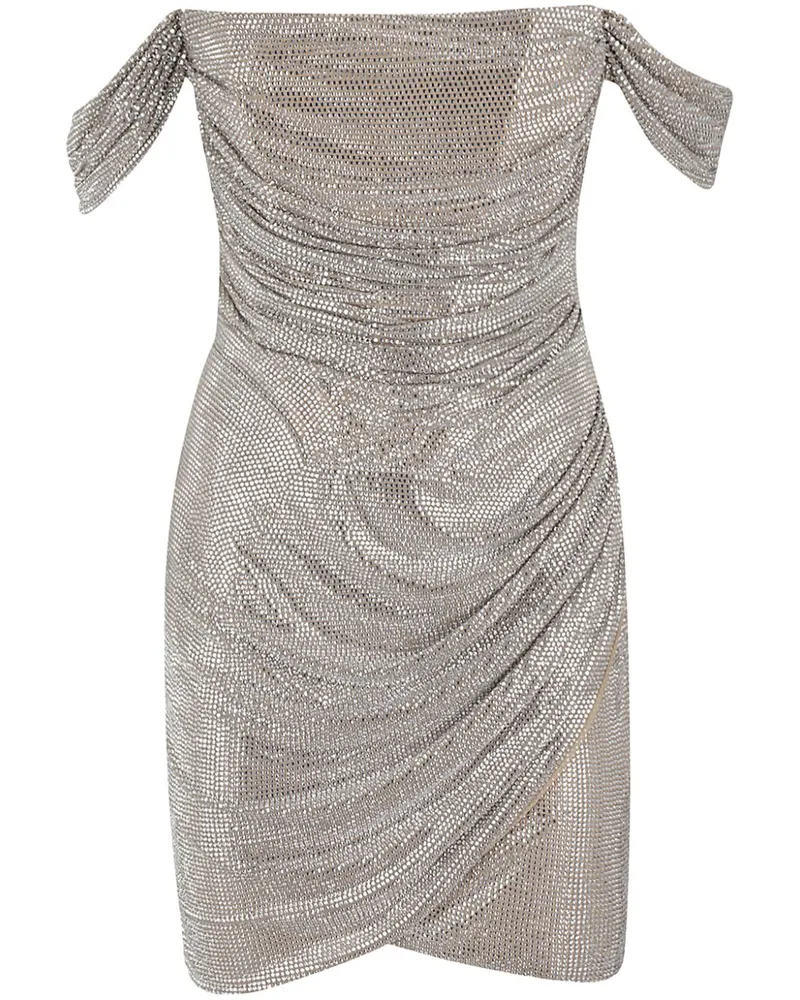Giuseppe di Morabito Minikleid mit Kristallen - Nude Nude