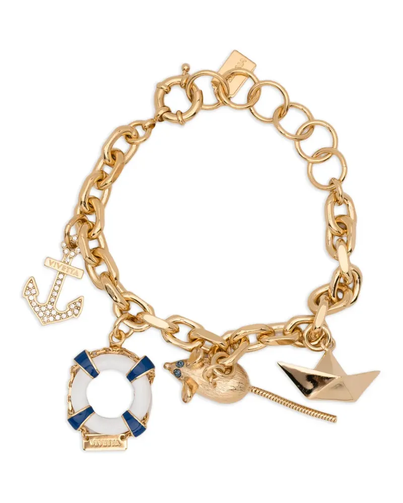 Vivetta charm-chain bracelet - Gold Gold