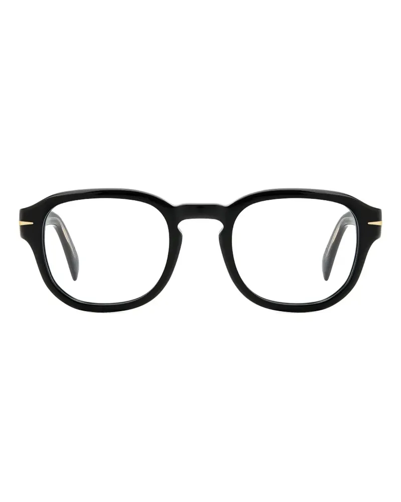 EYEWEAR by DAVID BECKHAM geometric-frame glasses - Schwarz Schwarz