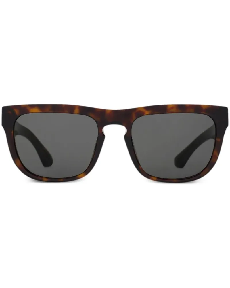 Burberry Sonnenbrille mit eckigem Gestell - Braun Braun