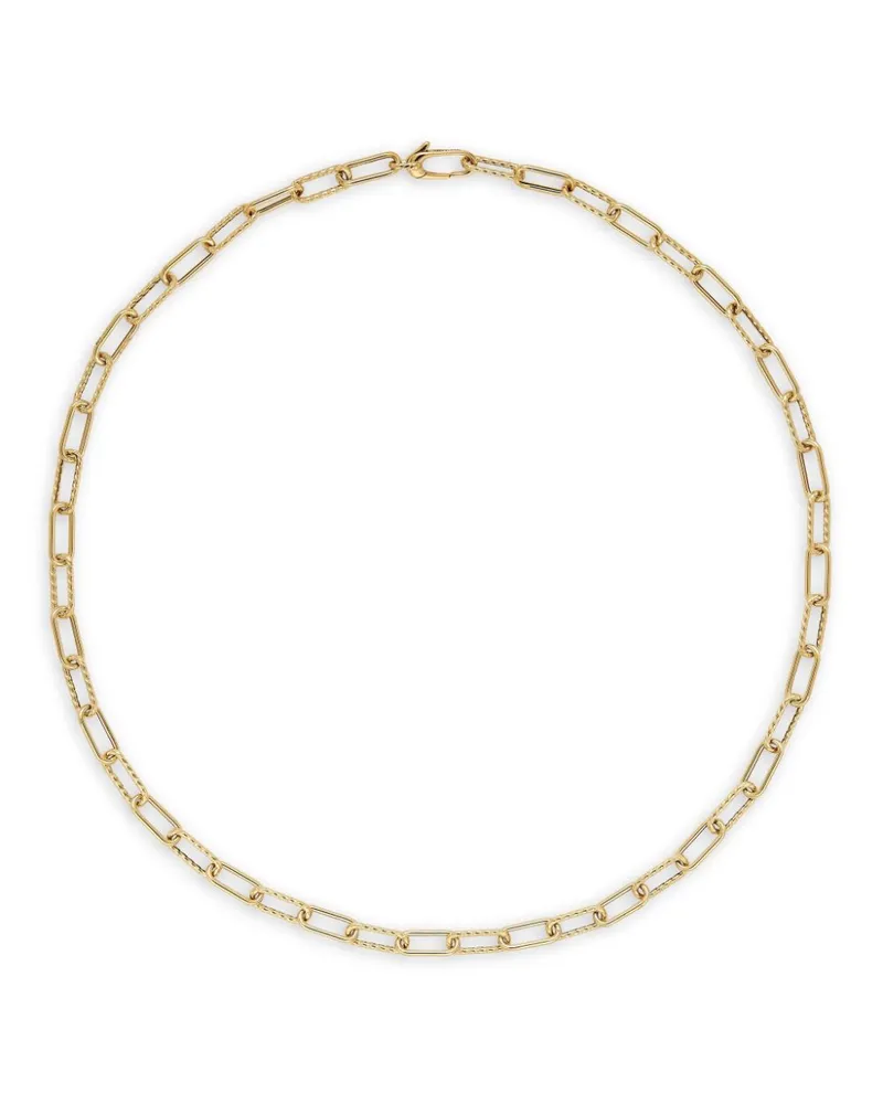 David Yurman 18kt DY Madison Gelbgoldhalskette 4mm Gold