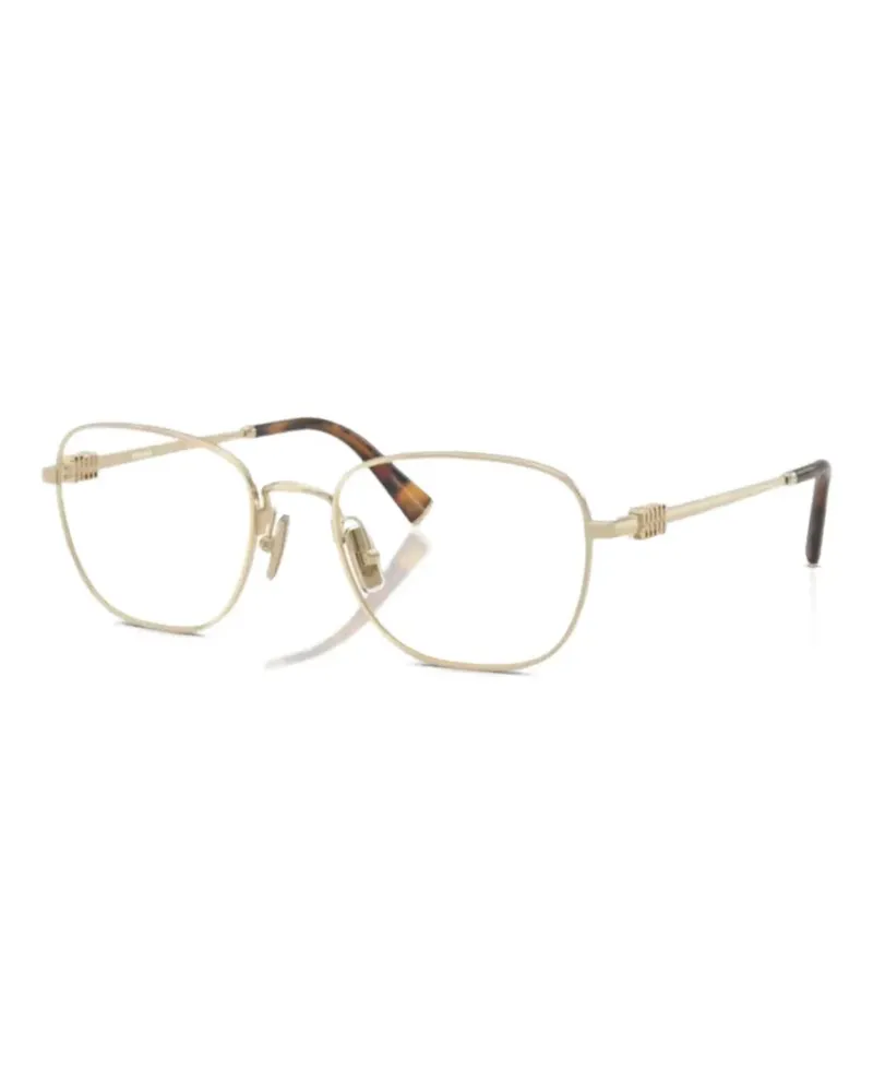 Miu Miu geometric glasses - Gold Gold