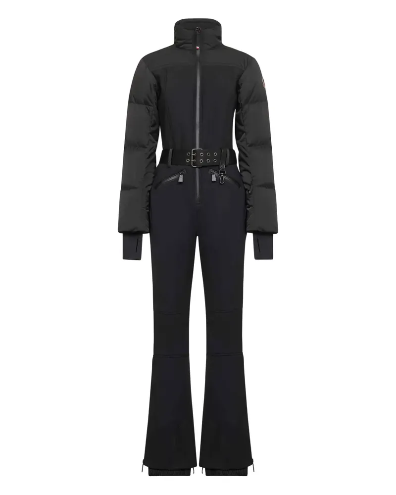 Moncler padded belted jumpsuit - Schwarz Schwarz