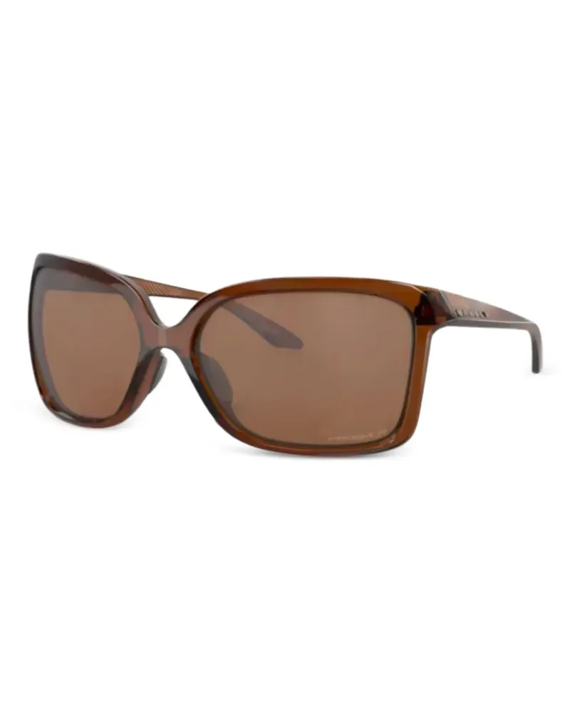 Oakley Sonnenbrille mit eckigem Gestell - Braun Braun