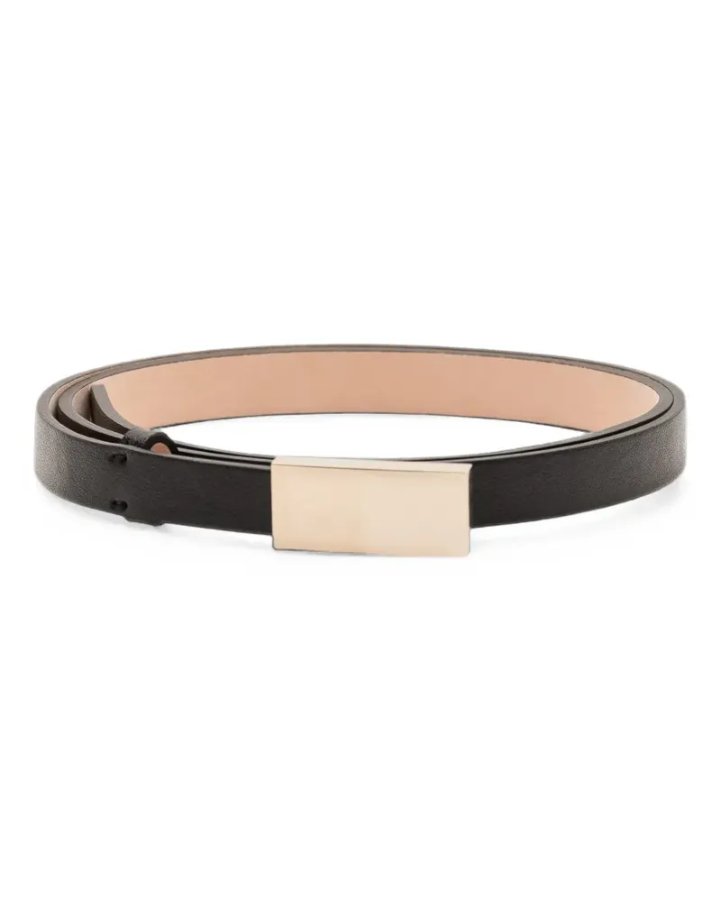 Victoria Beckham Portofino Mirror Gürtel - Schwarz Schwarz