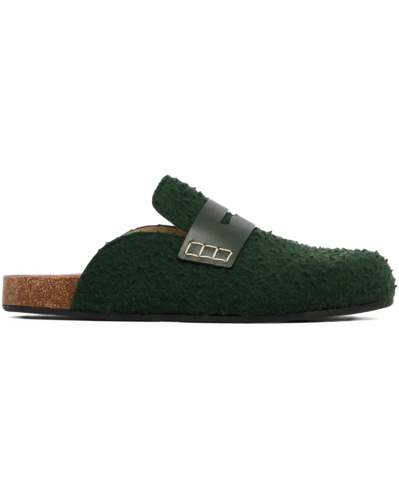 J.W.Anderson Loafer aus Filz - Grün Grün