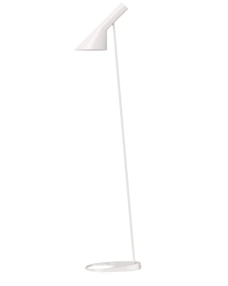 Louis Poulsen AJ Stehlampe aus Stahl - Weiß Weiß