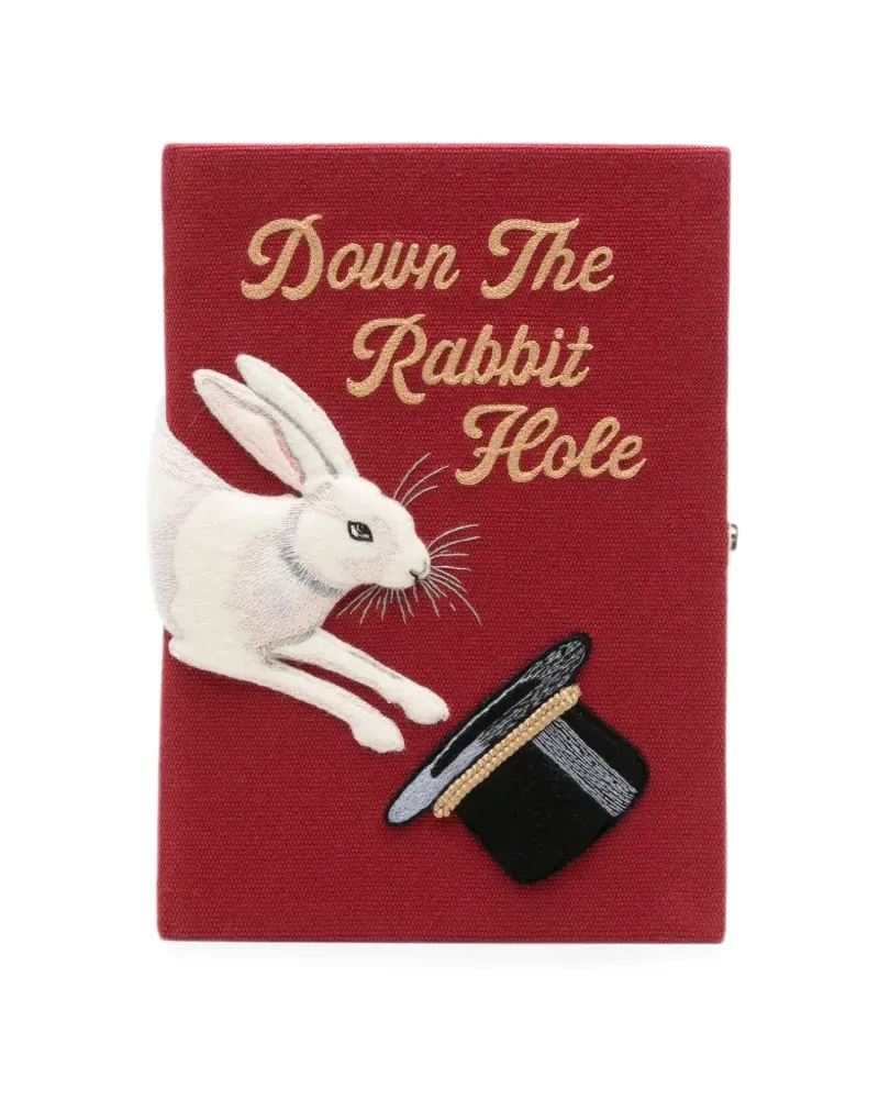Olympia Le-Tan Down the Rabbit Hole Clutch - Rot Rot