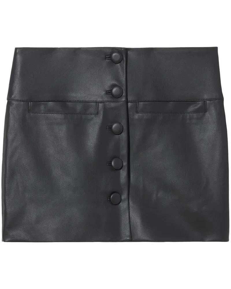 Proenza Schouler Minirock aus Faux-Leder - Schwarz Schwarz